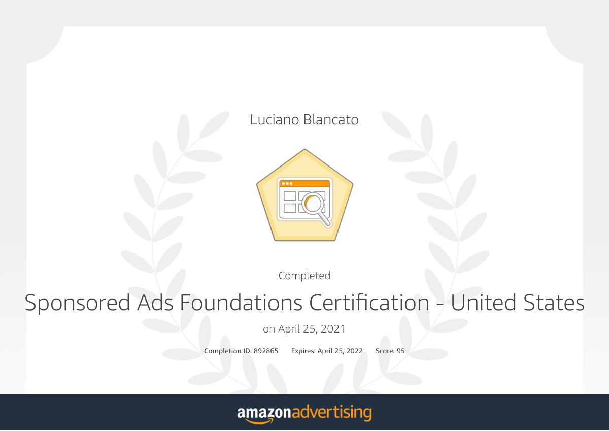 Sponsored Ads Foundations Certification