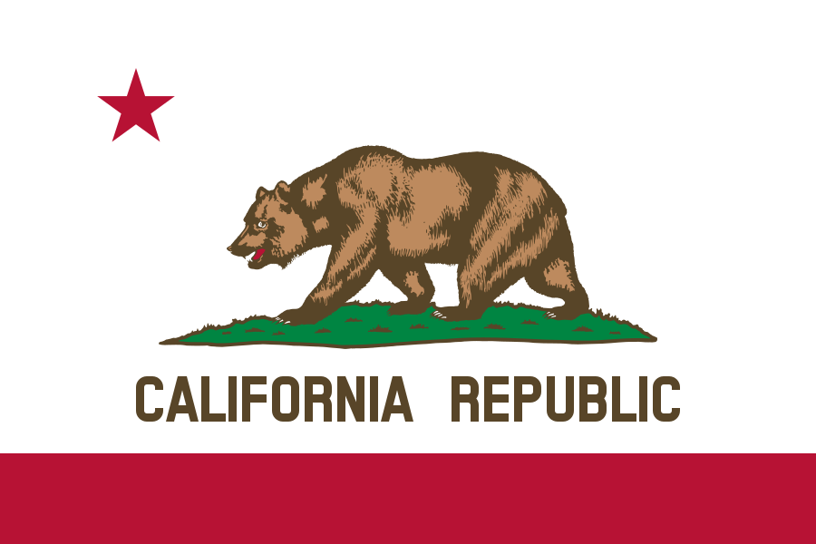 Bandiera California - CA