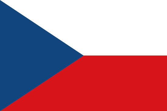 Bandiera Repubblica Ceca - CZ